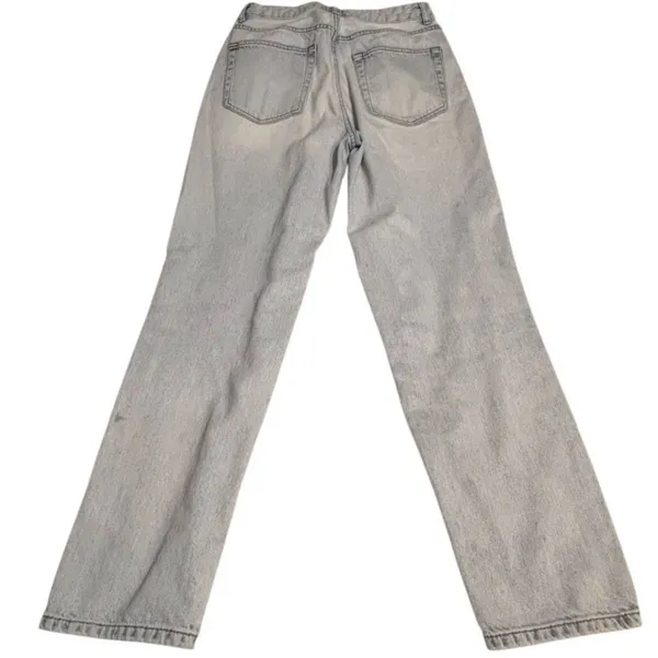 BDG Urban Outfitters Mom Jeans W28 High Rise Light Wash 100% Cotton Denim - Image 8
