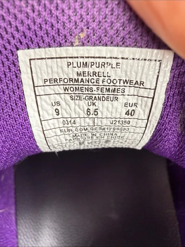The Merrell Women's Grassbow Sport GORE-TEX hiking shoe Plum/Purple - Image 8