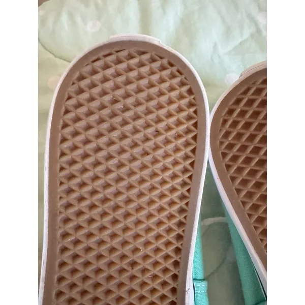 Vans Mint green lace-up sneakers featuring white rubber soles Women’s Size 10 - Image 13