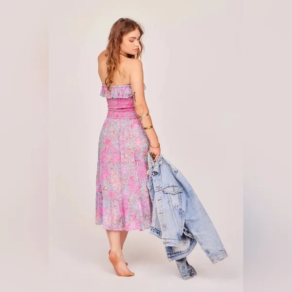 NWT Free People X Jen's Pirate Booty Garden Party Bellini Dress Sz M - Image 3
