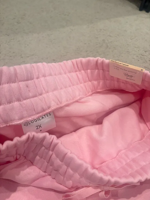 Blogilates Dolphin Marshmallow Short In Pink Size 2XL - Image 4