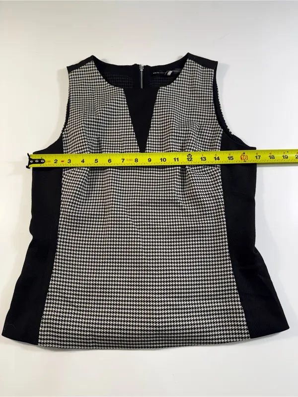 White House | Black Market Sleeveless Houndstooth Top - Image 4
