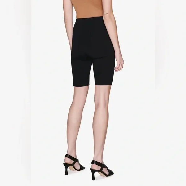 ANINE BING |‎ Toby Short Pull On Elastic Waist Black size Small - Image 2