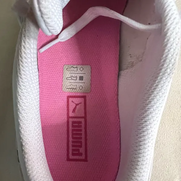 Puma Mayze Floral Platform Sneakers White Pink Embroidered Women’s 8.5 - Image 8