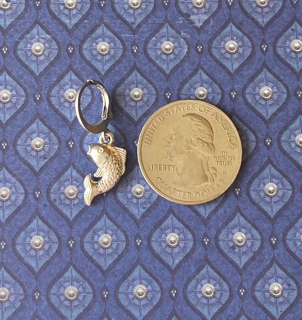 Handmade fully stainless steel koi fish simple earrings🌀🐟 - Image 6
