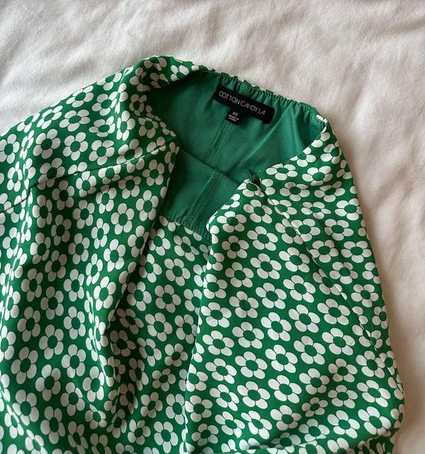Mini skirt Green Size XS - Image 4