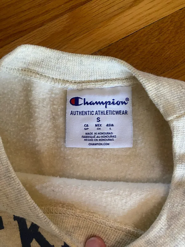 Cream Champion Breckenridge Crewneck - Image 2