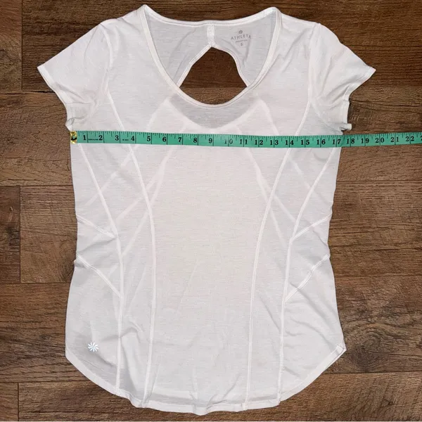 Athleta Short-Sleeve Athletic Tee w/Contour Seams & Peekaboo Back Window - Image 5