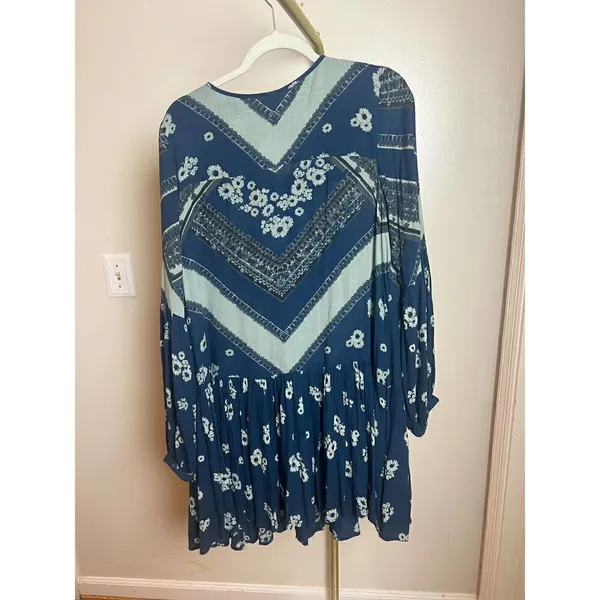 Free People Say You Love Me Long Sleeve Mini Dress Sz. M - Image 4