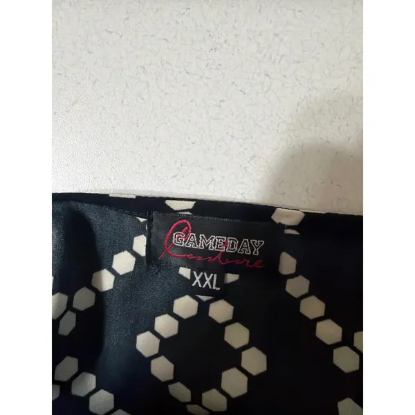 Gameday Couture Ohio State Buckeyes Women XXL Black White Geometric Tunic Blouse - Image 3