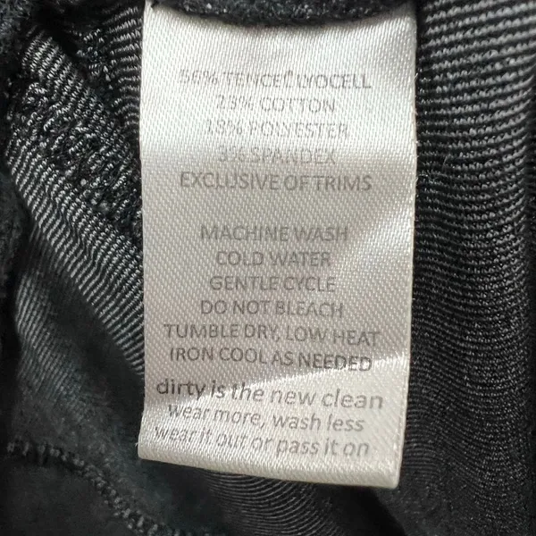 Toad & Co A-Line Pull On Skirt Black Tencel Cotton Blend Sustainable Comfort XS‎ - Image 8