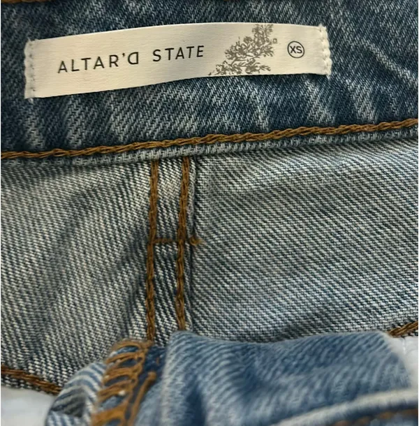 Altar'd State Jean Shorts Distressed - Image 4