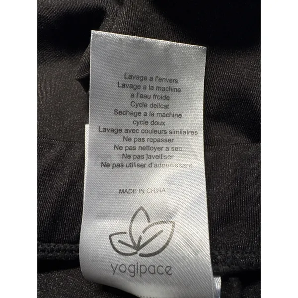 Yogipace Women Gray Cropped Straight Leg‎ Stretch Jeans Size L - Image 6