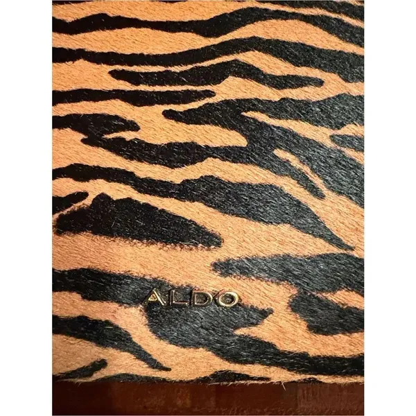 Aldo Tiger Print Brown & Black Top Handle/Crossbody Bag.NWOT - Image 5