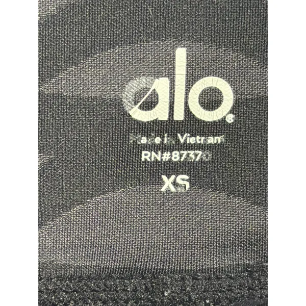 Alo Yoga XS High Waist Legging Black‎ Gray Camo Geo Print Womens - Image 2