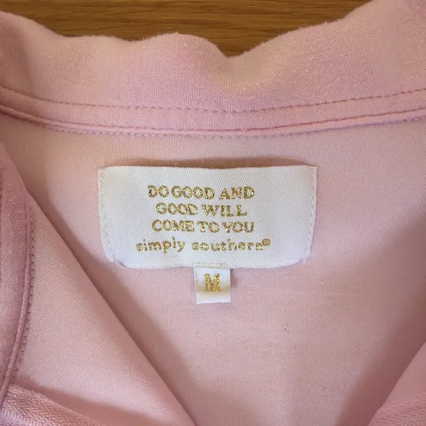 Pink simply southern zip up sleeveless - Image 2