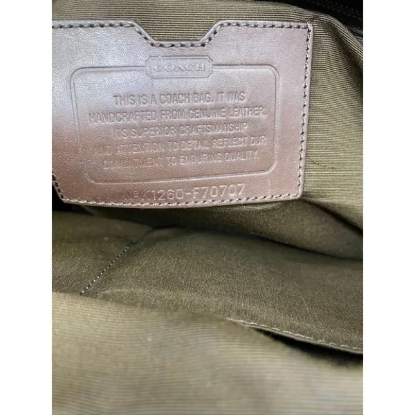 COACH Vintage Leather Brief Case Customized - Image 3