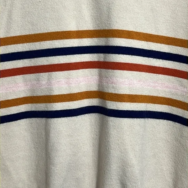 Roolee Women’s cream striped knit sweater - crewneck - Size XXL - Image 2