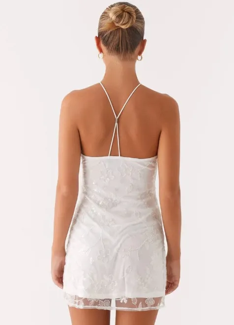 Peppermayo White Mini Dress - Image 3