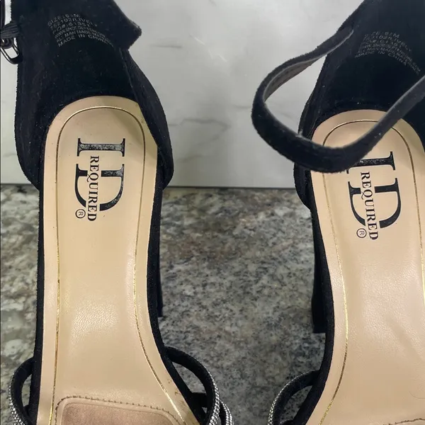 I.D. Required With Rhinestone Accents Black Size 6.5 - Image 7
