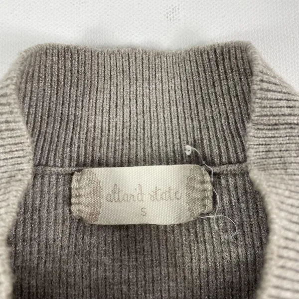 Altar'd State Sweater‎ Womens Small Gray Viscose Blend Mock Neck Knit Pullover - Image 4