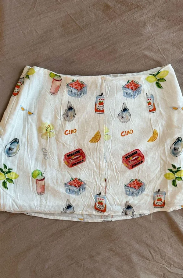 Princess Polly White Mini Skirt - Image 2