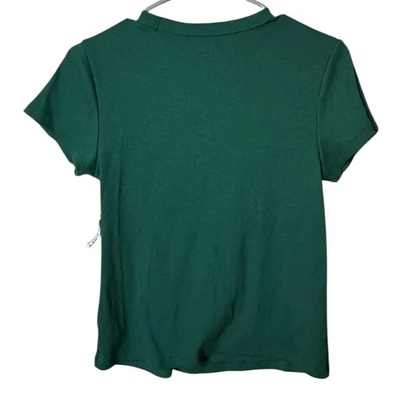 Old Navy Women's Crew Neck Crop Short Sleeve Tee Sz L New With Tag - Image 5