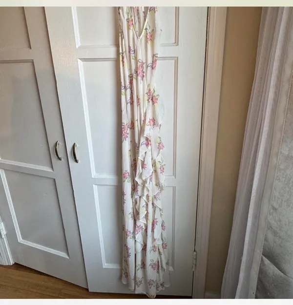 Free People NWOT Intimately Stop And Stare Sheer Maxi Dress - Image 5