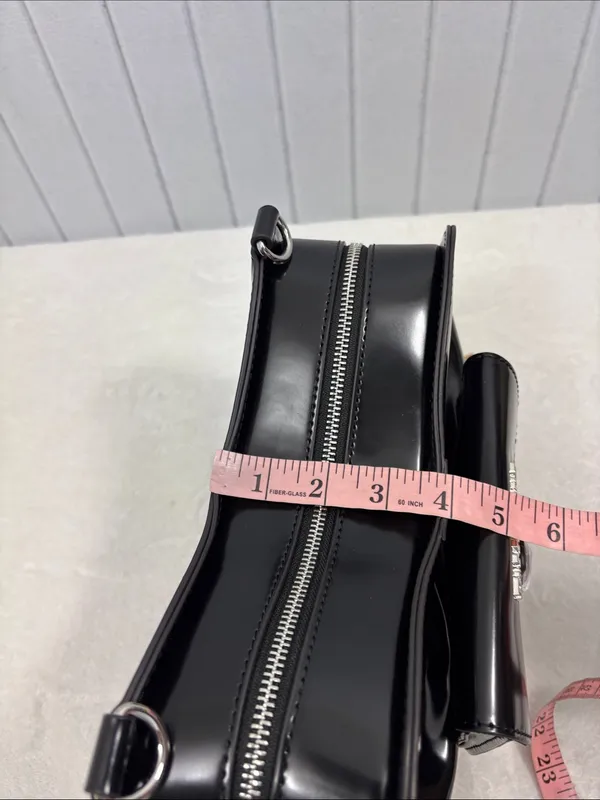 Dr. Martens Black Kiev VEGAN Bow Bag Crossbody Backpack 2-Way Purse - Image 15