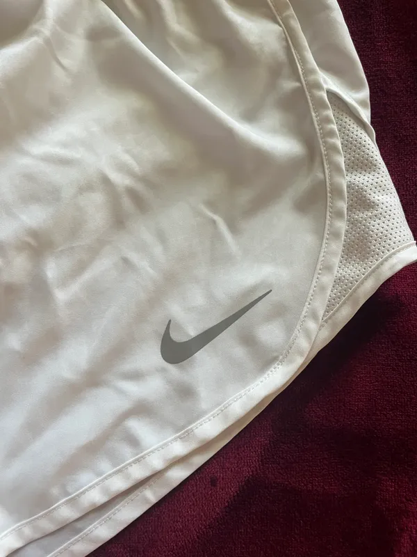Nike White Dri-Fit Tempo Running Shorts - Image 5