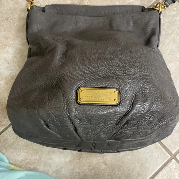 Marc by Marc Jacobs Classic Q hillier‎ cowhide pebbled Leather Crossbody Hobo - Image 2