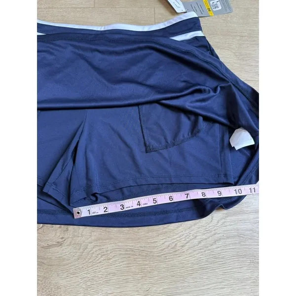 NWT PGA TOUR womens golf skort blue white UPF50 tennis outdoors flowy size M - Image 10