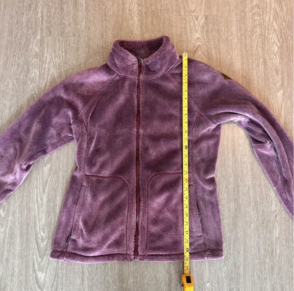 BURTON Dryride Plush Fleece Zip Up Jacket Mauve Purple High Loft | Size Medium - Image 7