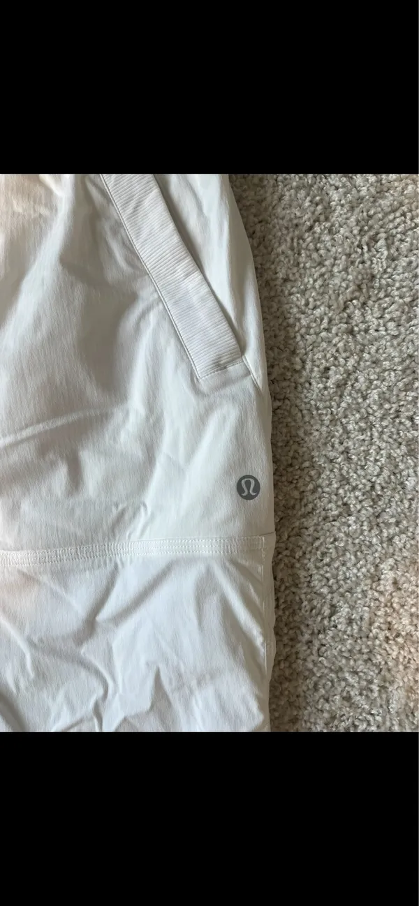 Lululemon White Track Pants  - Image 2