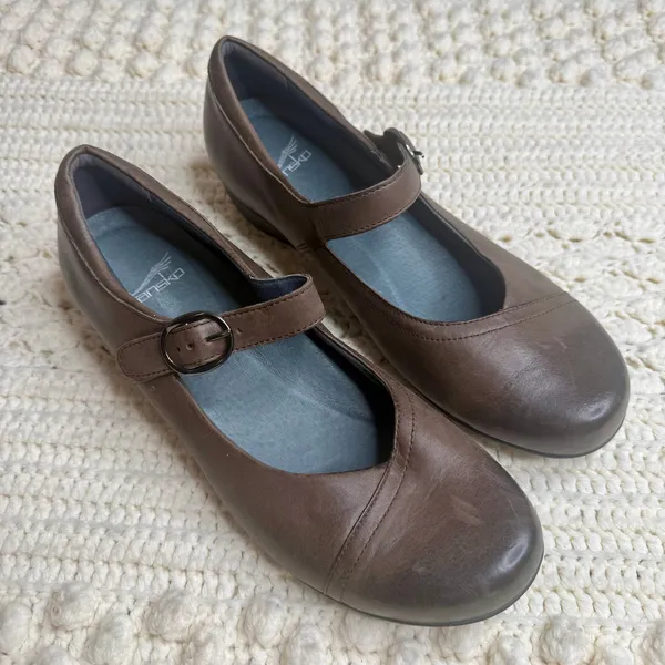 DANSKO Women’s 41 10.5 Fawna Mary Jane Wedge Comfort Shoe Chestnut Brown - Image 12