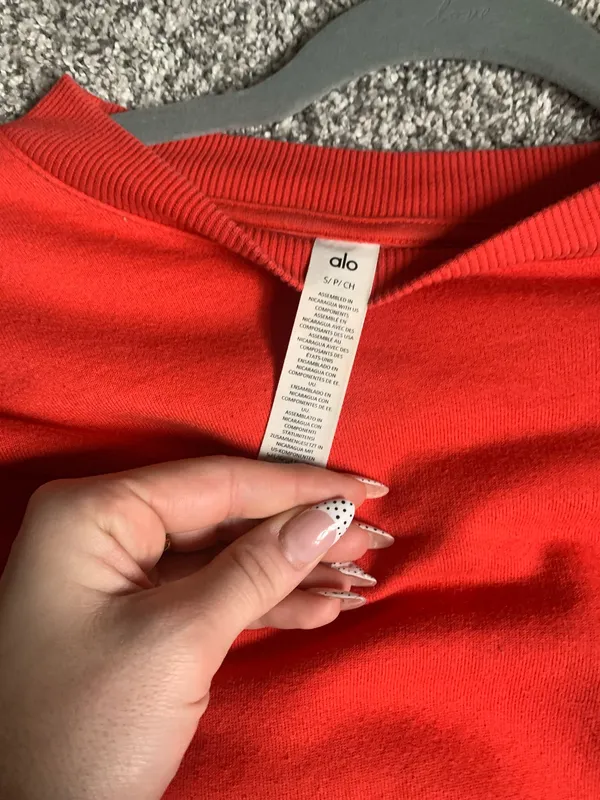 Red Alo yoga Crewneck - Image 5