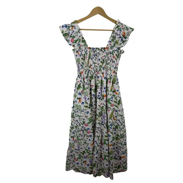 Hill House Stephanie Fishwick‎ Nap Dress XS Mulitcolor Garden Veggies Colorful - Image 5