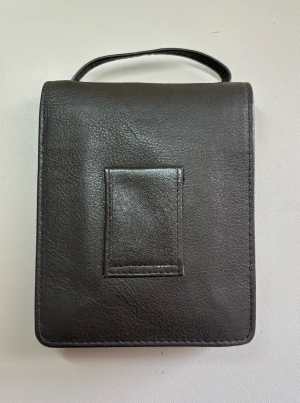 Genuine Brown Leather Made in Italy Bag - Image 3