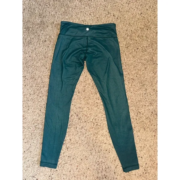 lululemon athletica Green Leggings size 8 - Image 2