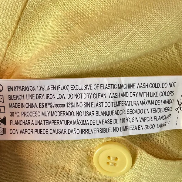 Forever 21 Linen Blend Off-Shoulder Button Down Dress - Image 13