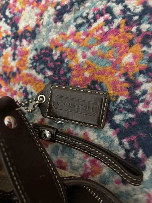 Coach Bag Leather Vintage Brown - Image 3