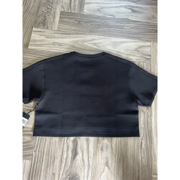 Alphalete Woman’s ELMTS Short SLEEVE Crop Size Small, Black - Image 13