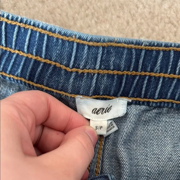 Denim Distressed Women Shorts - Image 2