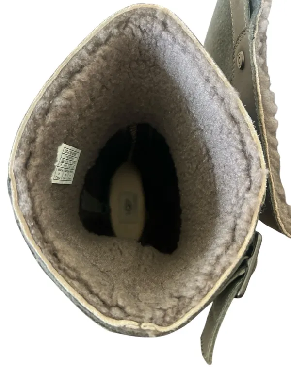 UGG Waterproof Janina Boots - S/N 1017387 -‎ Dark Green/ Gray - Size 8 - Image 9