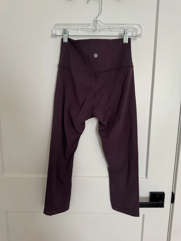 Lululemon purple leggings size 4 - Image 3