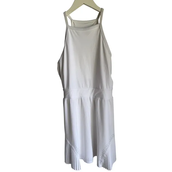 Zella White Athletic Dress Small Golf Tennis Pickleball Built In Bra - Image 2