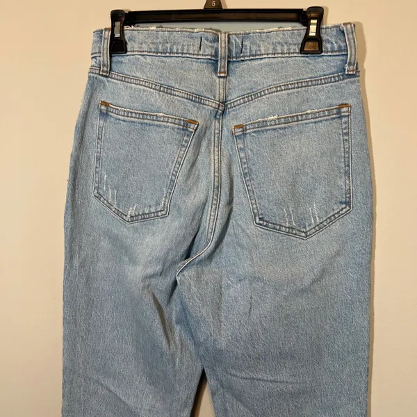 Abercrombie‎ & Fitch The Vintage Flare High Rise Jeans Light Wash Blue 28 6R - Image 6