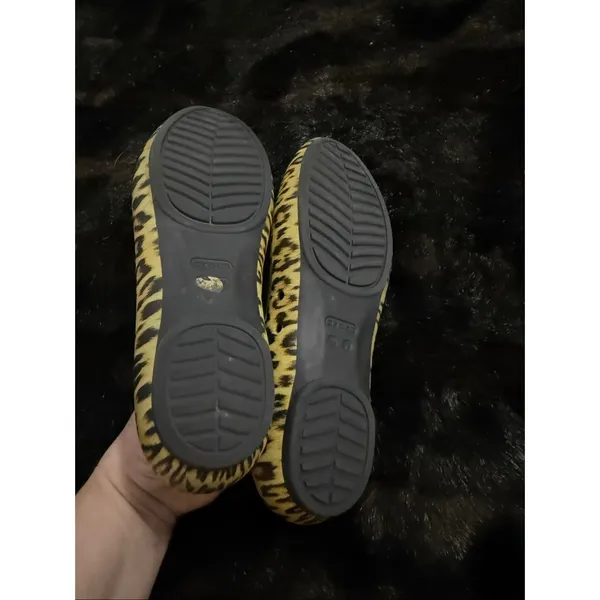 Crocs Lina Graphic Animal Leopard Print Ballet Flats Women's Size 7 Waterproof - Image 4