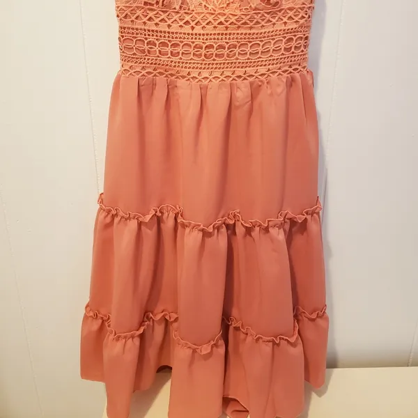 Vanilla Bay Pink ruffle dress - Image 5