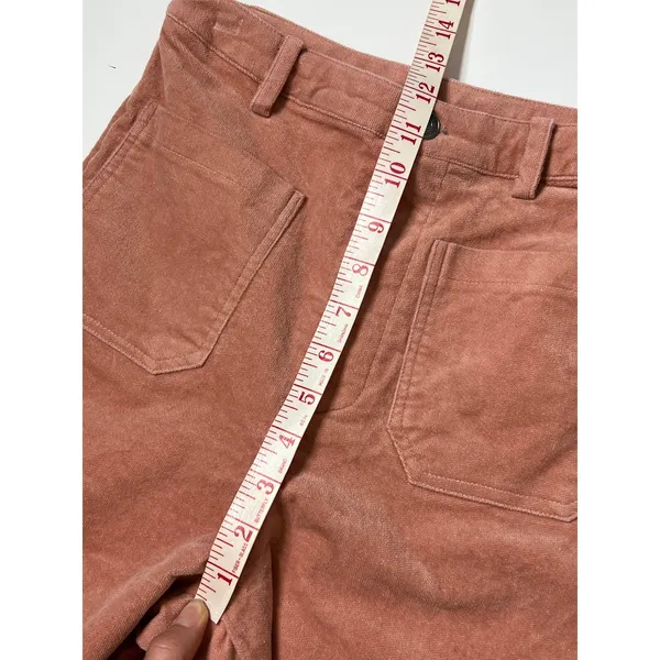Anniewear Wide Leg Pants Small Clay Pink Utility High Rise Straight Leg Casual - Image 6